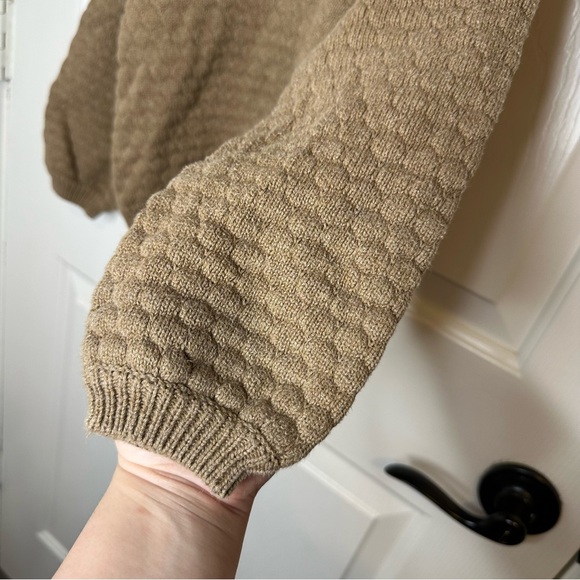 Jamie Kay Caramel Cream Tan Hope Knit Ruffle Top + Jogger Pant Set 4T Prairie - Picture 6 of 12